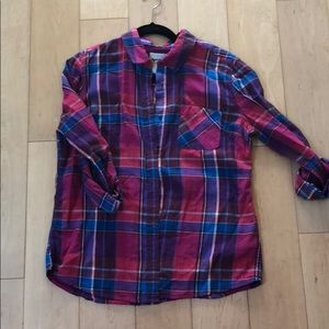 Plaid Button Down L